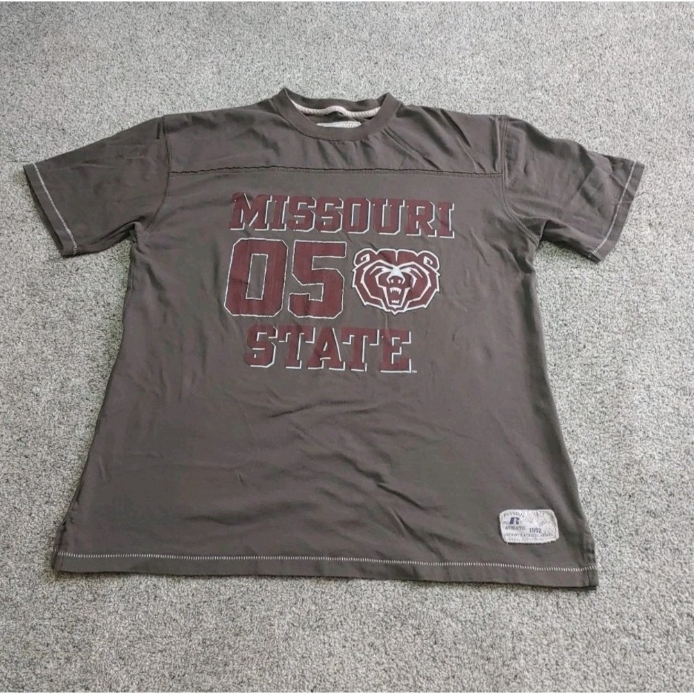 Vintage Missouri State University Bears 1905 Maroon T-Shirt Men's‎ Size Large